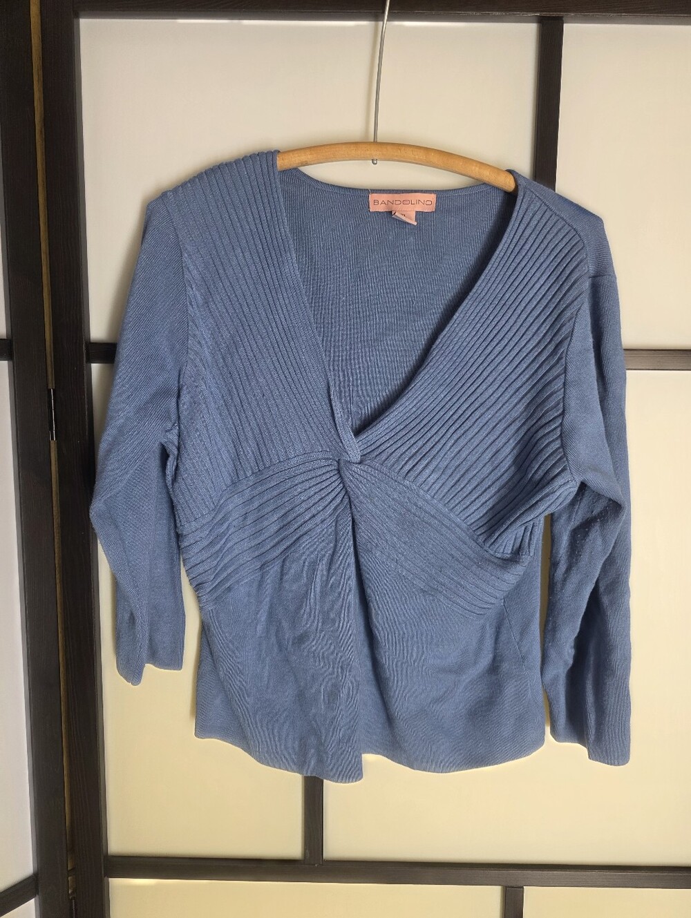 WOMEN LONG SLEEVE KNIT TOP PLUS SIZE XLARGE